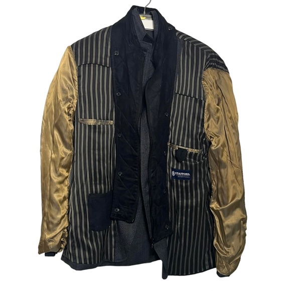 STAFFORD Men’s Slim Fit Wool Blazer - Picture 4 of 14